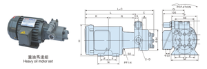 BAOTN מחרטה חלקי חילוף כבד שמן משאבת סט 400W, 750W, 1500W משאבת שמן למכונות גדולות