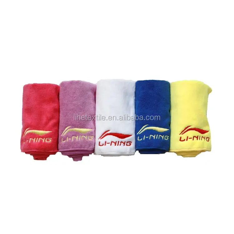 Oem Logo Gedrukt Microfiber Sport/Gym Handdoek, Yoga Handdoeken Kleine Moq Goedkope Prijs