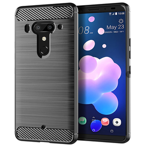 Carbon Fiber Shockproof Soft TPU Back Cover携帯Phone Case For HTC U12 Plus - Product Image 5
