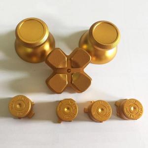 PS4/XBOX 360/ONEコントローラーボタン用の金属製サムスティックジョイスティックボタンとDパッド