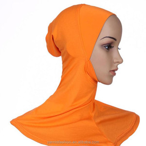20 renkler <span class=keywords><strong>Topi</strong></span> Modal Abaya aksesuarları müslüman başörtüsü iç kap, kaput başörtüsü kap islam undercap EHM202