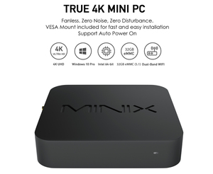 <strong>MINIX</strong> NEO <strong>Z83</strong>-<strong>4</strong> Pro Intel Smart Tv Box Official Win 10 Pro Mini PC Intel Atom X5-Z8350 4GB/32GB With VESA Mount Portable MINI PC - Product Image 3