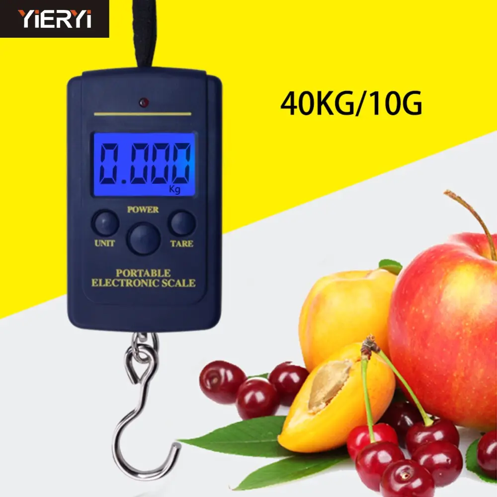 Clearance価格Portable 40キロ10グラムElectronic Scale Hanging Fishing Luggage Digital Pocket Weight Hook Scale Worldwide Store