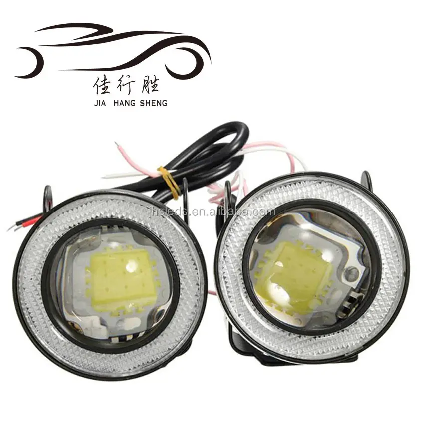 JHS Schlussverkauf 2,5 Zoll 3,0 Zoll 3,5 Zoll Winkel-Augen nebelscheinwerfer LED Nebelscheinwerfer mit COB DRL 12 v led Autolicht