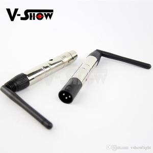 VSHOW WD001 Wireless <span class=keywords><strong>DMX</strong></span> XLR Empfänger Sender 2.4g Wireless 3-Pin XLR