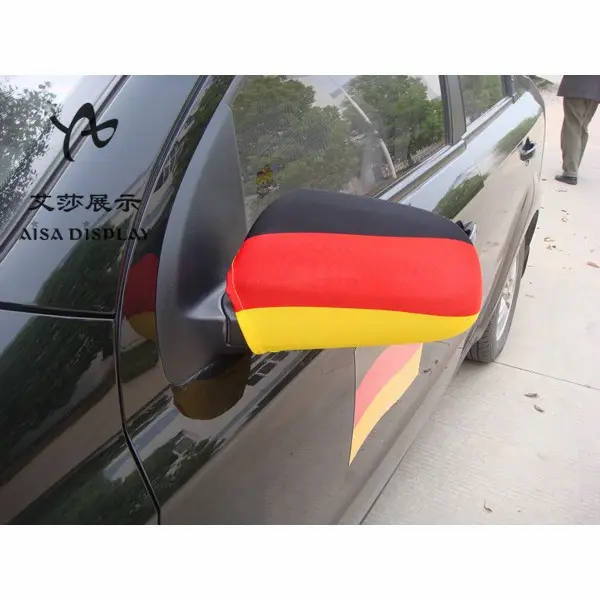 Décoration de voiture personnalisée coupe du monde de football national drapeau de voiture couverture de rétroviseur d'aile drapeau pour tous les drapeaux de pays