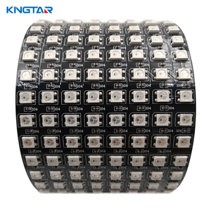 Sk6812 256 пикселей программируемая светодиодная точечная Матрица 8x32 RGB светодиодная точечная матрица