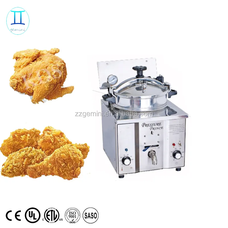 Tavolo elettrico Top di Pollo Friggitrice Pressione Pollo Espresso Pressione