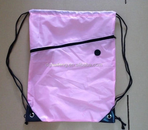 Material de PEBD saco de plástico Com Cordão saco de corda saco plástico fábrica fabricação