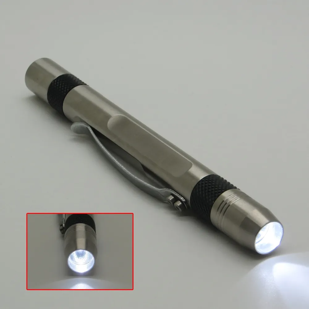 นำมาใช้ใหม่ LED วินิจฉัยการแพทย์ Penlight ที่มีมาตรวัดสำหรับพยาบาลแพทย์ที่มีกระเป๋าคลิป