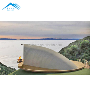 Barraca de hotel luxuosa barraca de glamping produtos explosão com estrutura de membrana pvdf/ptfe