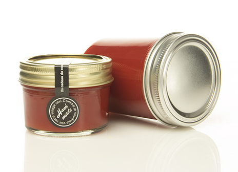 Haonai wide mouth glass mason jar/glass jar with metal lid/glass storage jar