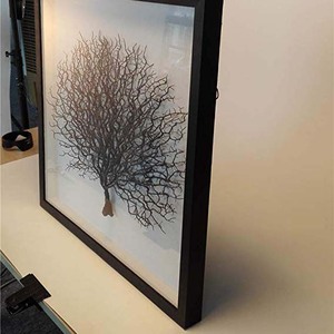 <strong>24x24</strong> Modern Wall Decor Contemporary 3D Tree Sculpture Withered Branch Ready-Hang 3D Shadow Box Wall Framed Scenery Photo <strong>Frame</strong> - Product Image 3