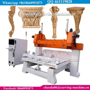 El mejor enrutador 3D CNC de múltiples husillos giratorios de talla de madera de 4 ejes de China, enrutador CNC de cabeza múltiple de 5 ejes simultáneos - Product Image 3