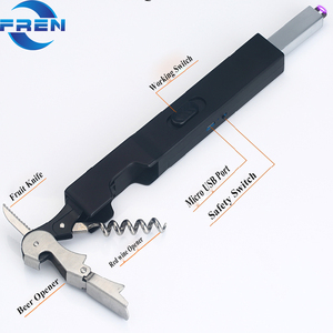 新版本 FR-895 <span class=keywords><strong>USB</strong></span> 烧烤打火机，多功能电打火机