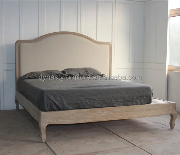 Imágenes de diseños de cama doble de madera de estilo rústico antiguo
