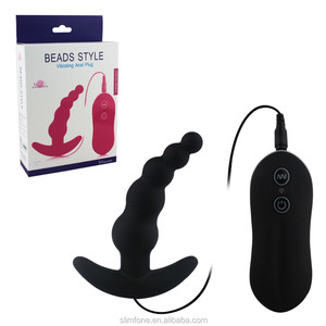Silicone Vibrating Remote Controller Anal Vibrator Butt Plug <strong>Sex</strong> Toys - Product Image 1