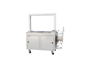 カートン用KZ-8060D HUALIAN自動高性能<span class=keywords><strong>PP</strong></span>プラスチック包装材料ベルト包装ストラップ機
