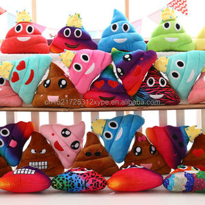 Fabrika ucuz özel <span class=keywords><strong>Poop</strong></span> yüz ifadesi dolması peluş yastık parti
