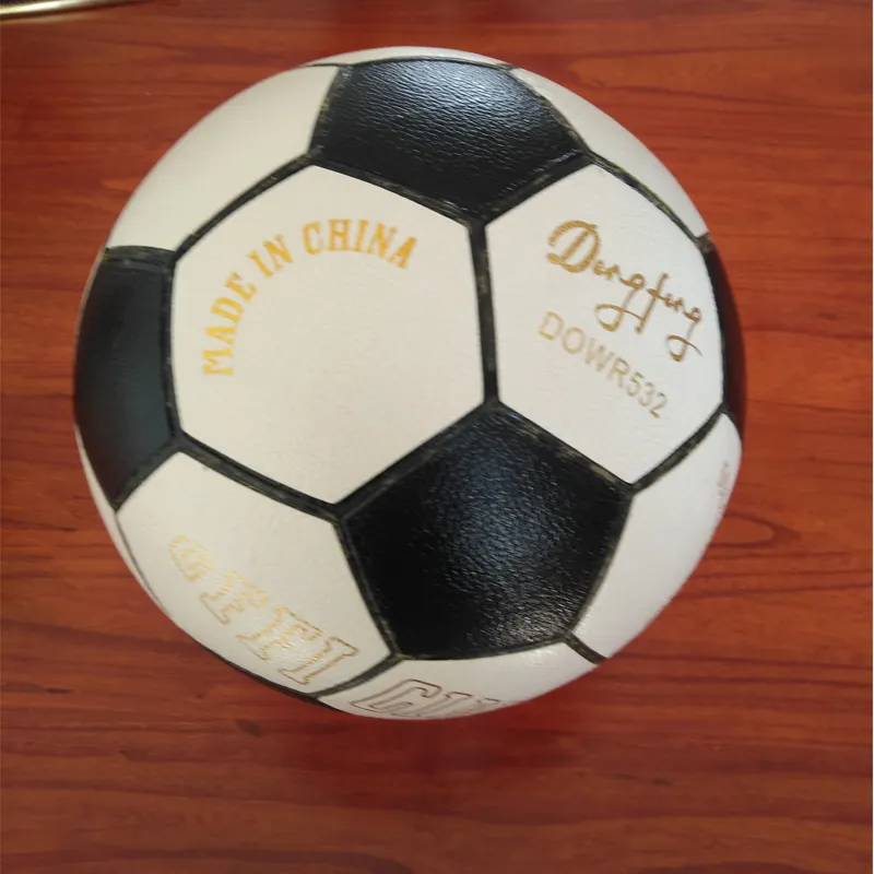 Personalizado peso oficial y tamaño pu nuevo diseño logotipo de la marca impreso 5 # balón de fútbol
