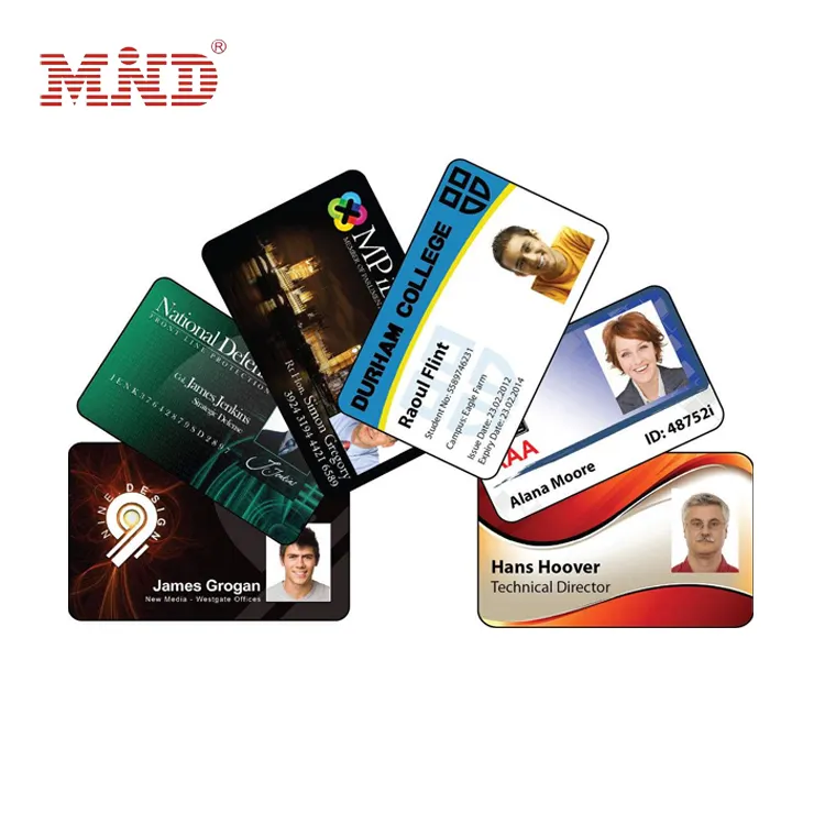 カスタマイズされた空白のpvcビジネスidカード/昇華pvcカード