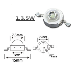 45mil epistar epiled çip led 3 w kraliyet mavi 440nm 445nm 450nm 460nm - Product Image 5