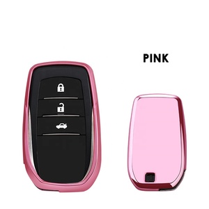 CHSKY רכב סטיילינג TPU רכב מפתח Case Shell עבור טויוטה C-HR RAV4 לנד קרוזר 200 Avensis Auris קורולה פריוס רכב מפתח כיסוי מקרה