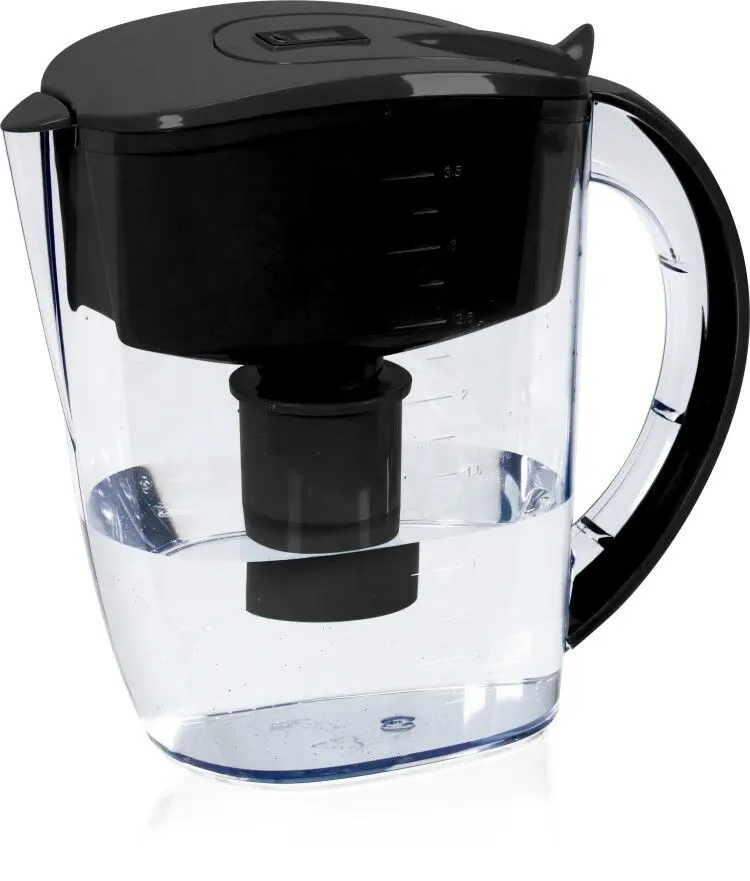 Purificador de filtro de agua sin BPA, olla de agua mineral alcalina de 7 etapas, con certificado de 3.5L