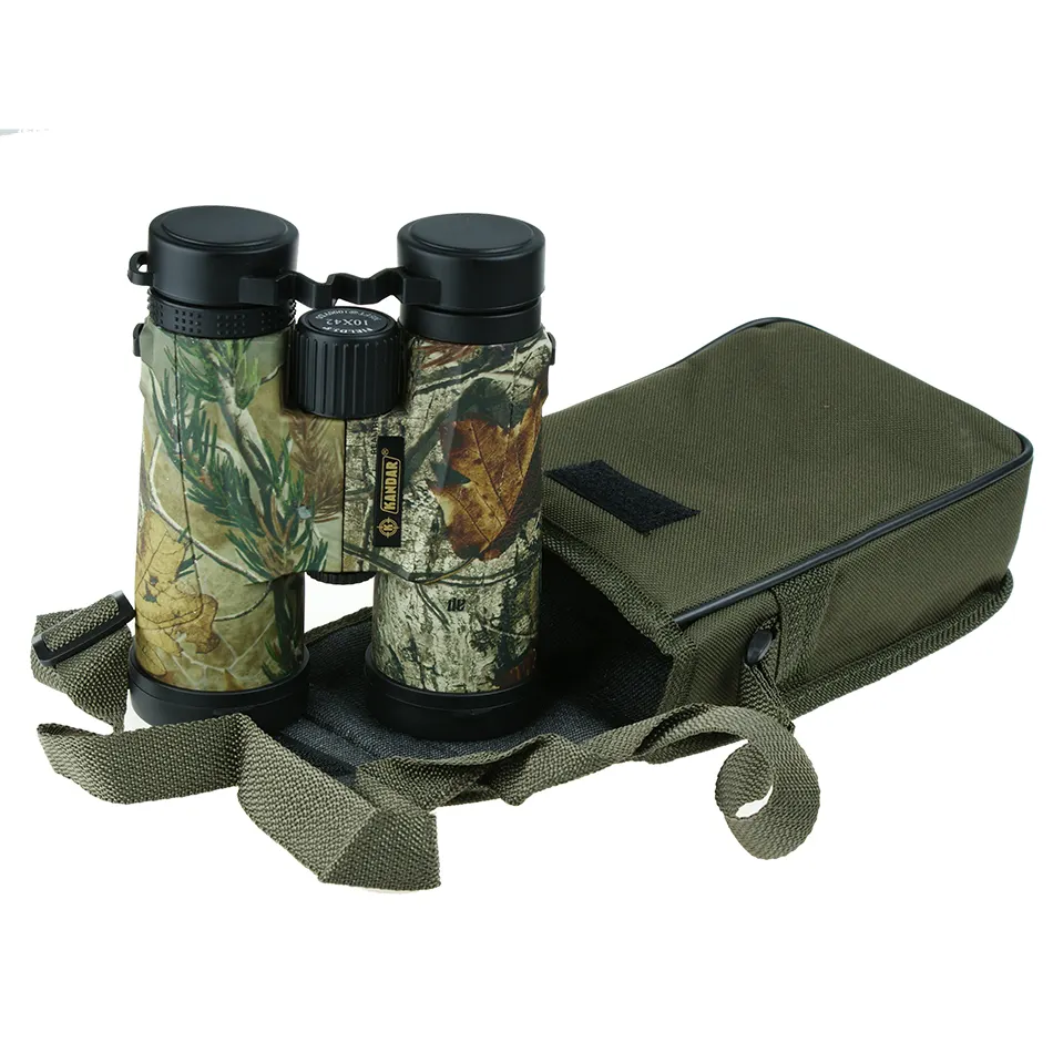 Chinese high quality 10x magnification binoculars 10X42 with camouflage fabric packaging