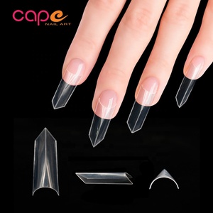 เล็บ Art สามเหลี่ยมโปร่งใสเคล็ดลับเล็บกล่องพลาสติก - Product Image 1