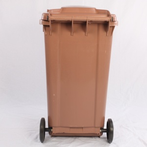 中国カスタマイズロゴ120L & 240L HDPEプラスチックホイールごみビン多用途屋外収納バケット