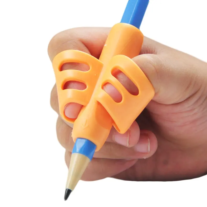 Good use writing and grasping correction rubber Pen Grips free shipping pencil grips for kids Pencil case