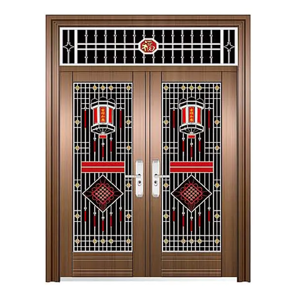 Hot sale customized stainless steel safety door price residential stainless steel door