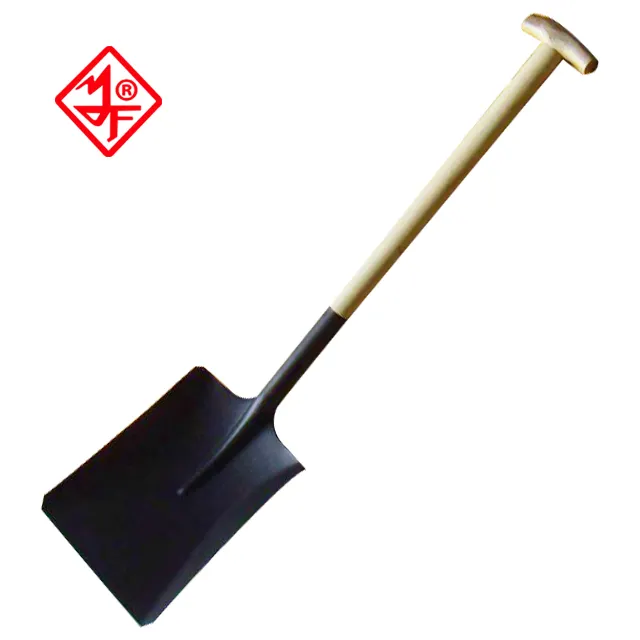 Pala con mango de estilo español, herramienta de excavación manual, 5502-3T