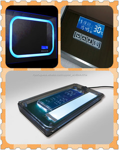 <span class=keywords><strong>display</strong></span> <span class=keywords><strong>LCD</strong></span> inteligente para mostrar relógio temperatura tempo data para espelho do banheiro