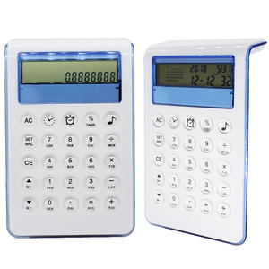 Multifunzione da Ufficio Elettronica Calcolatrice Da Tavolo con il Calendario Orologio - Product Image 2
