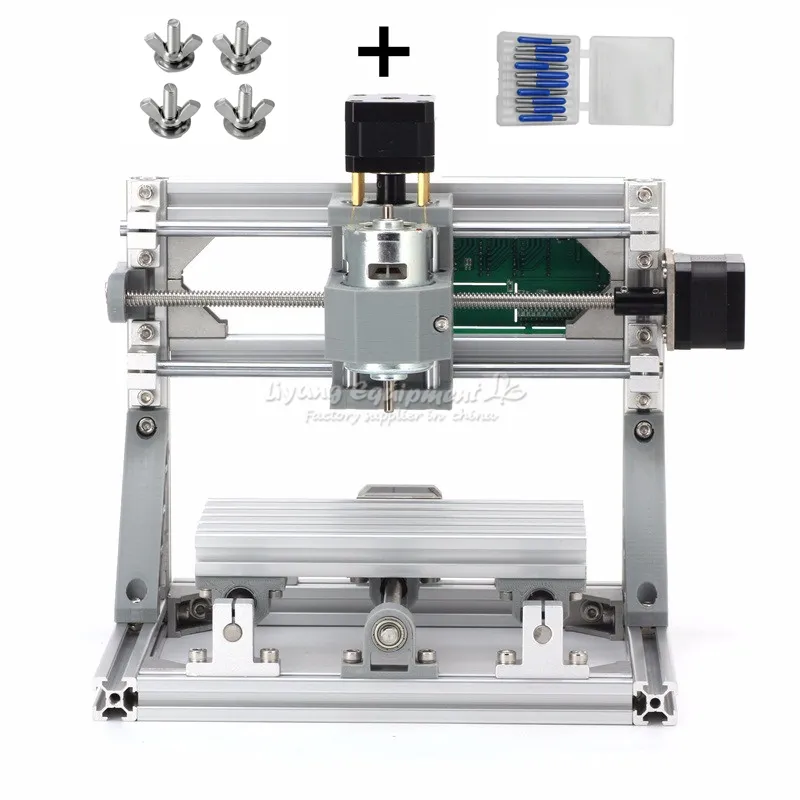 Mini gravador a laser cnc 1610 500mw, máquina de gravação pcb mini máquina de fresagem