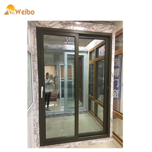 As portas deslizantes de madeira do estilo de philippines design duradouro upvc da cor