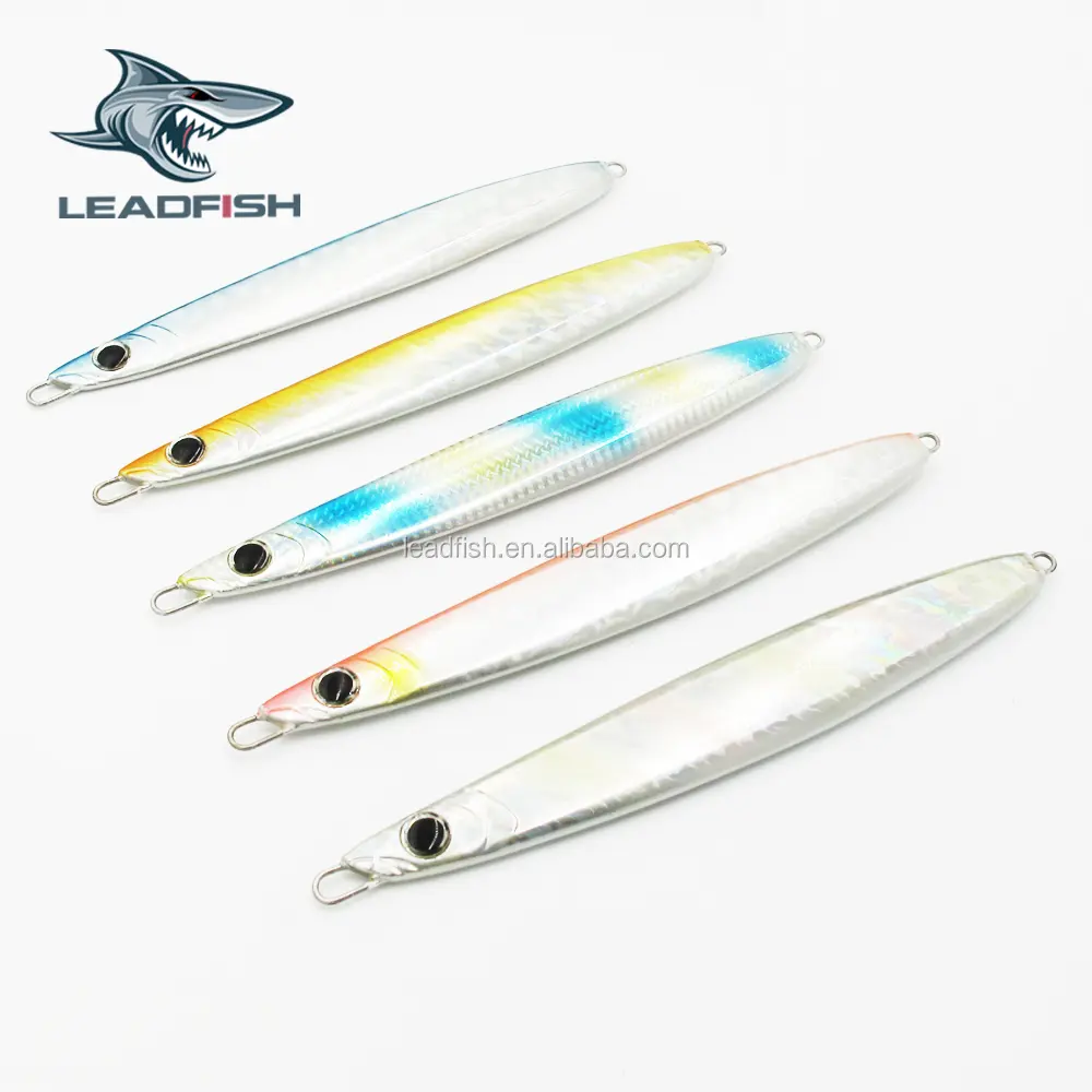 LF96-LEADFISH cina negozio di pesca 80g/200g/325g metallo esche da pesca esche jigging Coltello giga