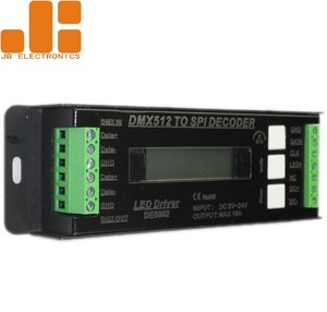 DMX512 доступен автономный 26 режимов 170 пикселей RGB Освещение DE8802 SPI контроллер полосы - Product Image 4