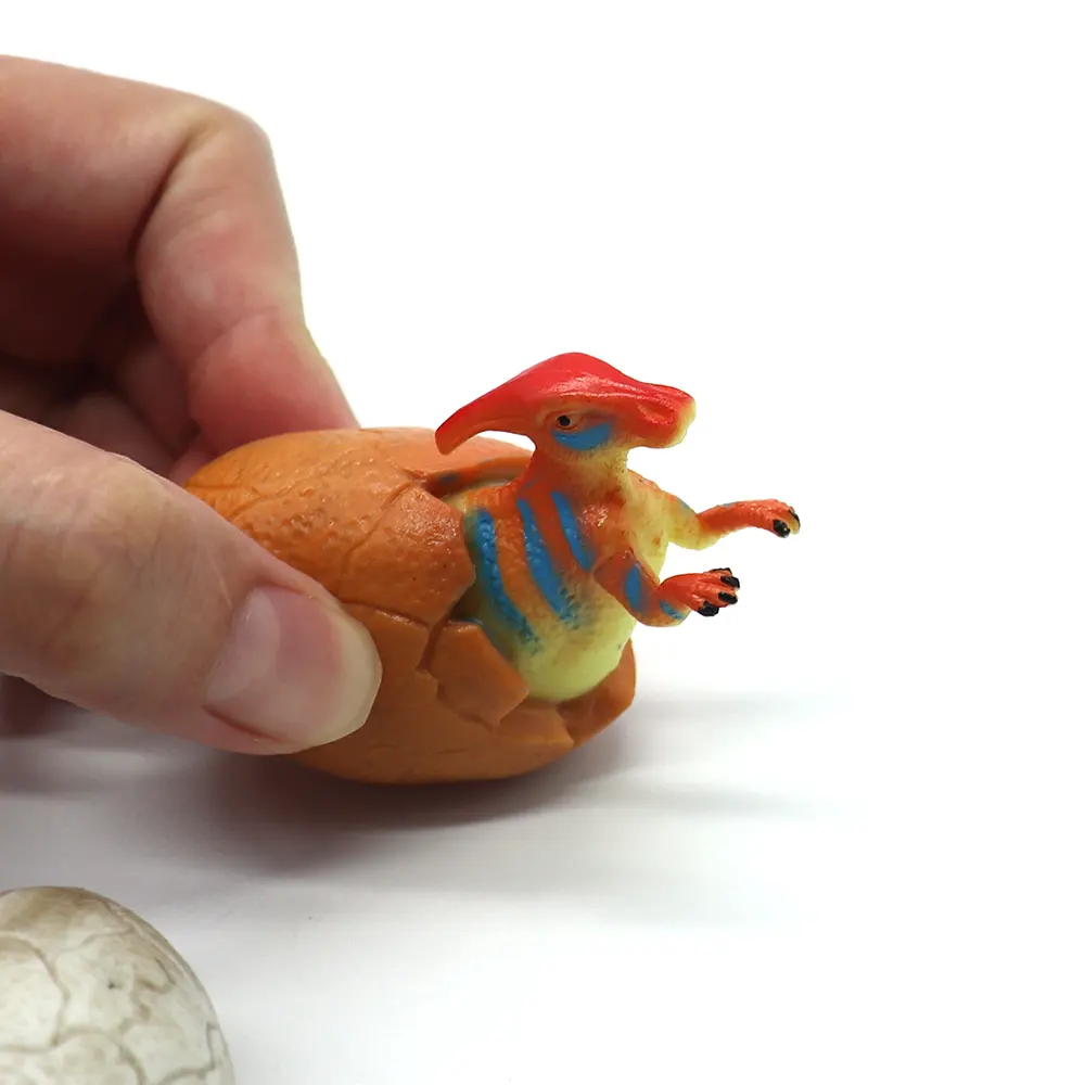 Educação infantil direta da fábrica com cápsula 3D ovo plástico simulação de dinossauros brinquedos