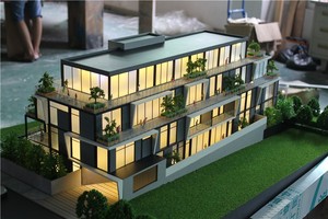 scale models 1:50 with lighting system , <strong>architecture</strong> design model