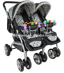 Ikizler yeni model üst kalite bebek arabası iki çocuk için