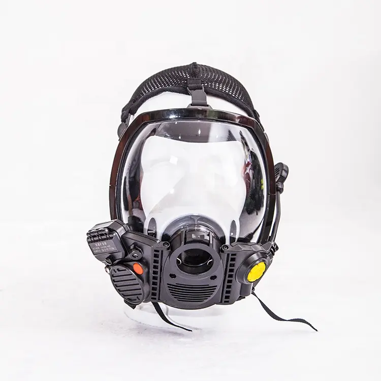 Máscara de gás de comunicação ao redor, equipamento de bombeiro para mineração