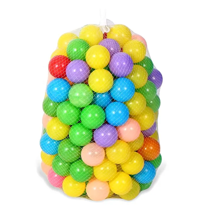 Пластиковые мягкие игровые мячи, 6-7 см