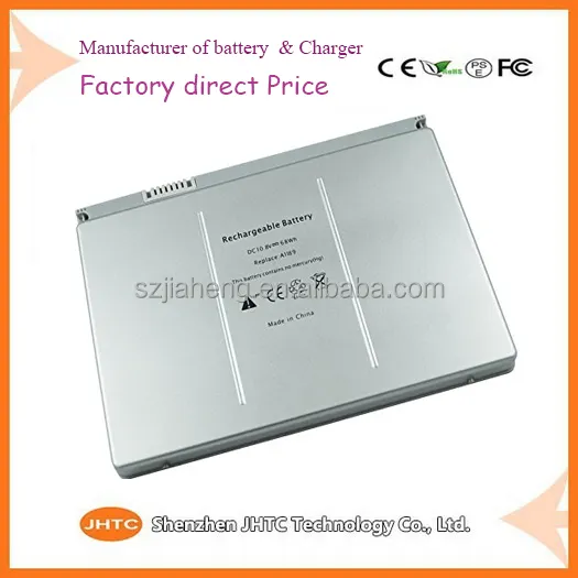 Replacement Battery for Apple Macbook Pro 17-inch. Including A1189, A1151, A1212, A1229, A1261, etc