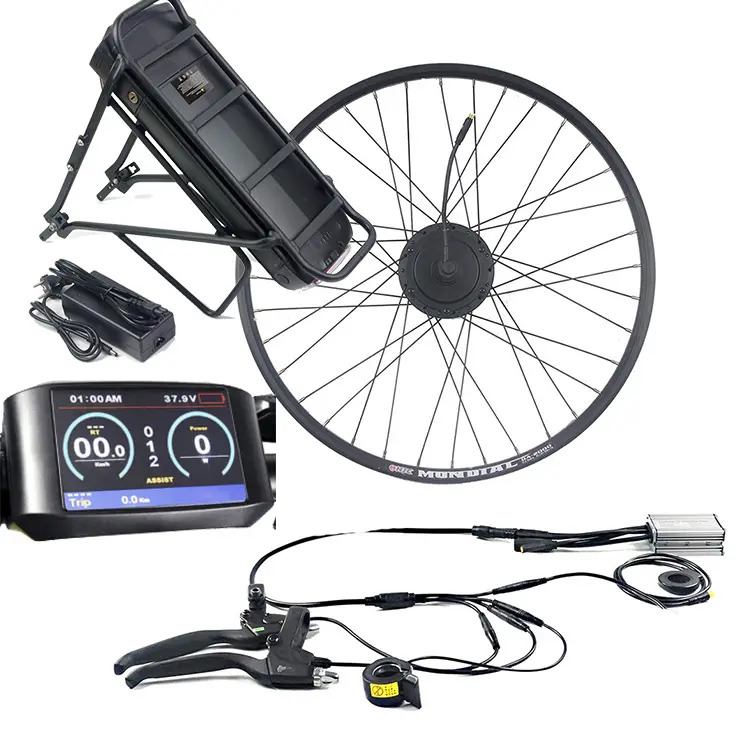 Kit de conversión de bicicleta eléctrica de 36 voltios y 250 vatios, kit de motor central
