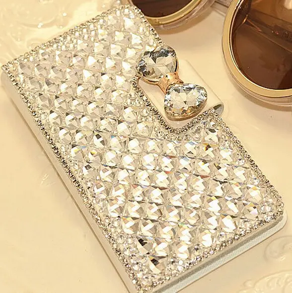 Роскошный Блестящий Алмазный чехол со стразами для Samsun Galaxy Note 3 Note 4 Note5 S4 S5 S6 S7 S8 Plus, кожаный чехол-бумажник с откидной крышкой для телефона