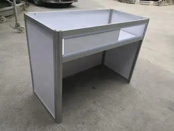 foldable display counter for booth