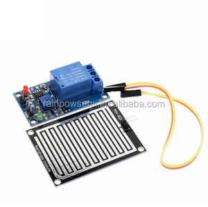 Modulo sensore acqua piovana + modulo di controllo relè DC 5V sensore pioggia acqua gocce di pioggia modulo di rilevamento vendita calda - Product Image 2
